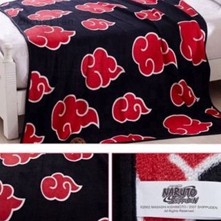 Zhengtian (60X48Inch) Naruto Xiao Red Cloud Coral Fleece Blanket Soft Air Conditioning Warm Plush Rug Mattress Sleeping Towel Wyspring