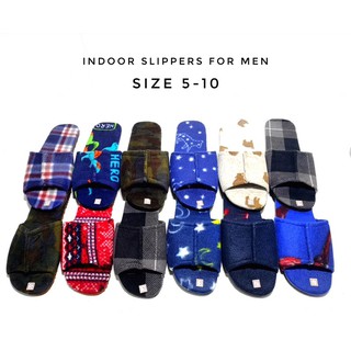 Mens Size Unisex Indoor/Bedroom Pambahay Slippers
