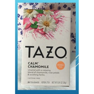Tazo Tea Calm Chamomile (Herbal Tea- 20 Tea Bags)
