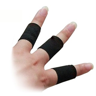KT★10Pcs Stretchy Finger Protector Sleeve Support Arthritis Sport Aid Guard Band (5)