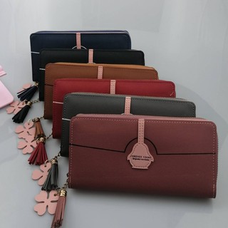 Ladies bag zipper long wallet Korean Fashion Long Wallet leather wallet Card Package Women SF70225