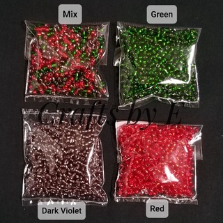 3mm Transparent Seed Beads in 20 &50 grams (2)
