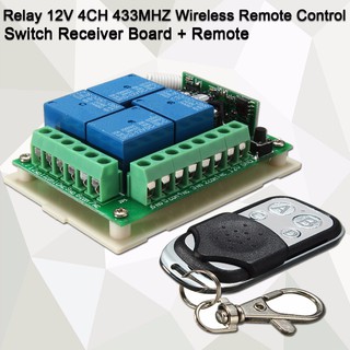 Relay Wireless Remote Control Switch Receiver Board+Remote