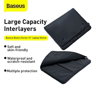 {Authentic}Baseus Laptop Sleeve Case For Macbook Air 13 Pro 15 Laptop Bag Tablet Sleeve Cover Bag Fo