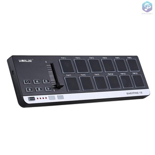 ♪♪J&F❤ Worlde EasyPad.12 Portable Mini USB 12 Drum Pad MIDI Controller
