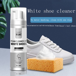White Shoe Cleaner sports shoe whitener protective Shoe Cleaner Foam Set Cream White Shoe Cleaner W