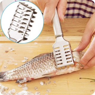 Fish scale remover Stainless Steel Fish Scale Remover Cleaner Scraper Kitchen Peeler Tool