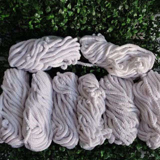 4mm White Macrame Cotton Rope