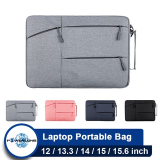 Powerlong Laptop Portable Bag Multifunction Sleeve Minimalist Business Handbag 14 Inch Macbook 15"