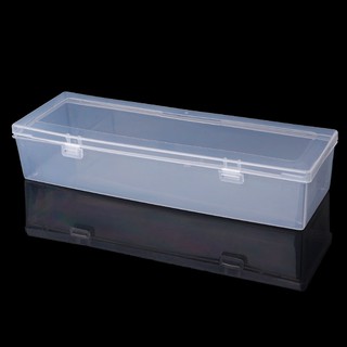 Rectangular Plastic Clear Storage Box Jewelry Container Case Bead Organizer Case