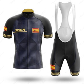 Cycling Clothing 2021 Spain Men's Cycling Jersey Set MTB Bicycle Clothing Bike Wear Clothes Maillot