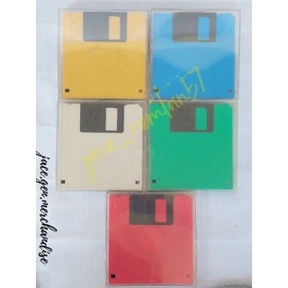 Verbatim Diskette Formatted IBM 2HD Data life Colours with Clear Casing - Floppy Disket (Sealed)