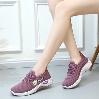 shoes▫♨ST&SAT New Korean Ladies Sneakers Sports Shoes (add one size)