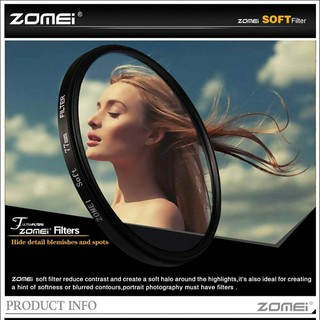 ZOMEI 40.5/55/62/77/82mm Dreamy Hazy Soft Focus Diffuser Portrait Filter For SLR (1)