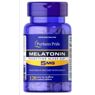 1PC Puritan's Pride Melatonin Nighttime Sleep Aid 5mg Sleeping Pills Melatonin Tablets Sleeping Pill