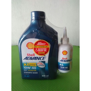 SHELL ADVANCE AX7 SCOOTER AND GEAR OIL BUNDLE