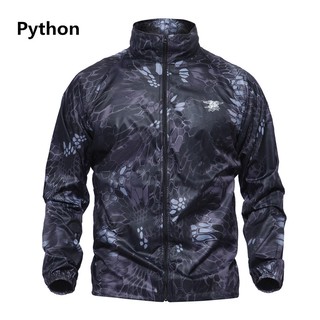 Tactical Men Waterproof Camouflage Hooded Quik Dry Jacket (8)
