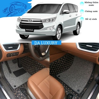 [Luxury Leather] Car floor mat - 5D 6D Luxury leather car floor mat Toyota Innova high quality waterproof, odorless