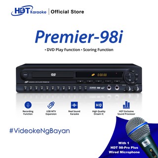 HDT by Hyundai Digital Technology P-98i Karaoke Player w/1 HDT Microphone