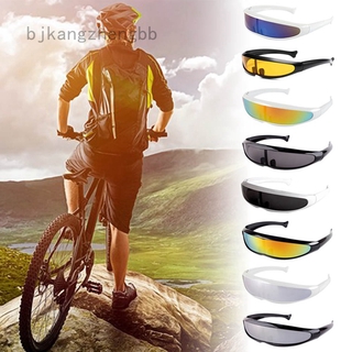 Glasses UV400 Personality Mirrored Lens Visor Sunglasses Laser Eyeglasses Futuristic Narrow Cyclops (1)