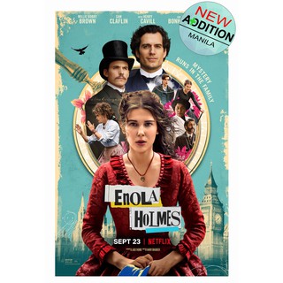 ENOLA HOLMES Netflix Movie LARGE Poster Glossy 33cm x 50cm