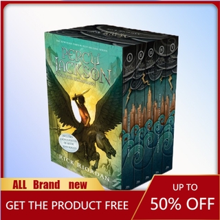 [Fast Delivery] Percy Jackson and the Olympians Boxed Set: Books 1-5 (Paperback) by Rick Riordan