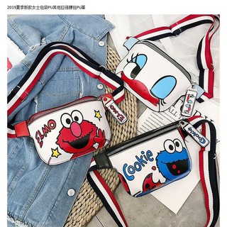Korean Cartoon Leather Belt With Bag Belt Bag