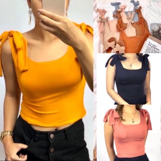 Sophia Tie Top (Free Size: Can Fit Small-Medium)