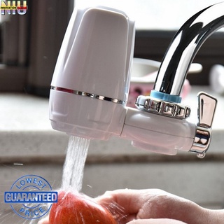 Home Cartridge Ceramic Faucet Tap Water Purifier (White)