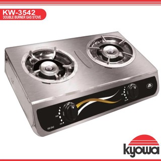 Kyowa KW-3542 Double Burner Gas Stove Stainless Steel body