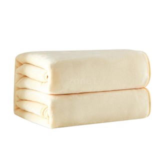 ★Flannel Blanket Bed Sheet Solid Color Soft Flannel Fleece Bed Blanket 1800x2000mm