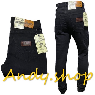 9841#Black Cotton Stretchable Fashionable Skinny Jeans For Men COD