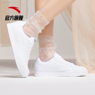 【Fashion hot sale】☍♛An pedal shoes women s shoes 2021 spring and autumn new white sports shoes breat