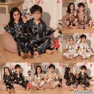 Korean Style Kids Baby Baju Tidur Sleepsuit Children Mickey Mouse Print Sleepwear Pajamas Set Long S