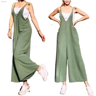 ✹♘Casual formal ootd loose and relax quality 2in1 terno ( tube top & jumpersuit)
