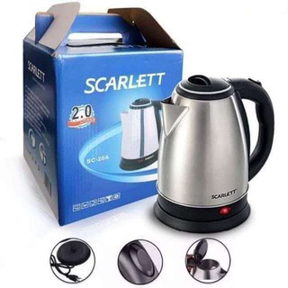Scarlett Stainess Steel Electric Kettle 2L electric heat kettle