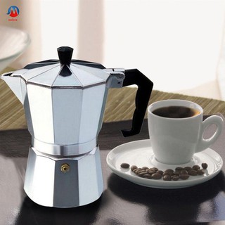 ✅COD❤✨ Moka Coffee Pot Espresso Maker Aluminum Stovetop Durable For Home Office Kitchen