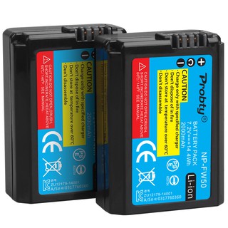 2pcs 2000mah NP-FW50 NP FW50 Battery AKKU For Sony NEX-3N NEX-5 NEX-5N NEX-5R Alpha a5000 a6500 DSC-