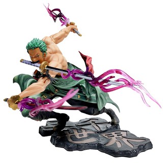 One Piece Three Thousand World Rorono Zoro Action figure Combat Special Effects Edition Hand-made Boxed Large Model Decoration Doll King (1)