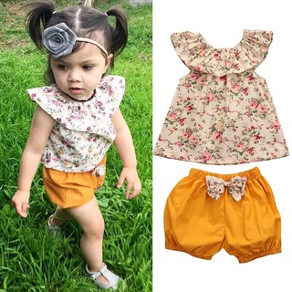 babygarden.ph Toddler Kid Baby Girl Summer Clothes Set
