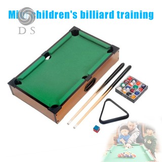 Mini Tabletop Pool Table Billiards Set Training Gift for Children Fun Entertainment