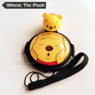 Winnie the Pooh Cartoon Lens Cap or Hotshoe Cover