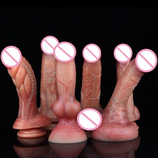 1Oqd Real Soft Skin Feeling Realistic Dildo With Suction Cup Huge Penis Erotic Sex Toys For Women L