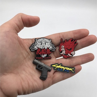 ✵✧cyberpunk series shoes accessories buckle Charms Clogs Pins for shoes bags (4)