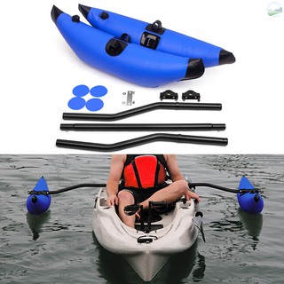 Y✧ Kayak PVC Inflatable Outrigger Float with Sidekick Arms Rod Kayak Boat Fishing Standing Float Stabilizer System Kit