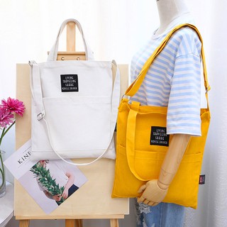 Casual Shoulder Canvas Bag Eco Shopping Handbags Tote Bag (2)