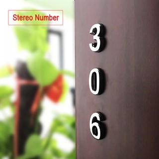 House Hotel Door Address Plaque Number Digits Sticker Plate Sign House prompts