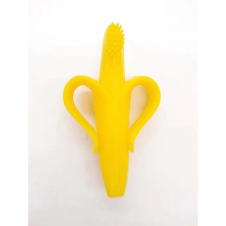 Silicone Baby Banana Teether Toothbrush Infant Training Toothbrush