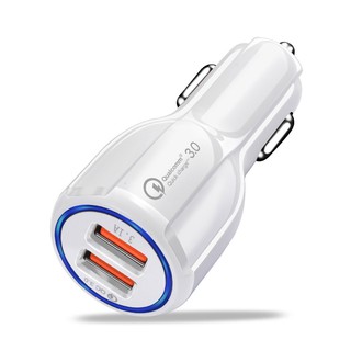 5V 3.1A Car Charger,QC 3.0 Fast Charger Dual USB Fast Charging For Universal Phone iPhone/Andriod (8)