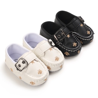 Newbron Baby Girl Shoes PU Leather Toddler Soft Sole Anti-slip First Walkers Infant Crib Shoes Moccasins
